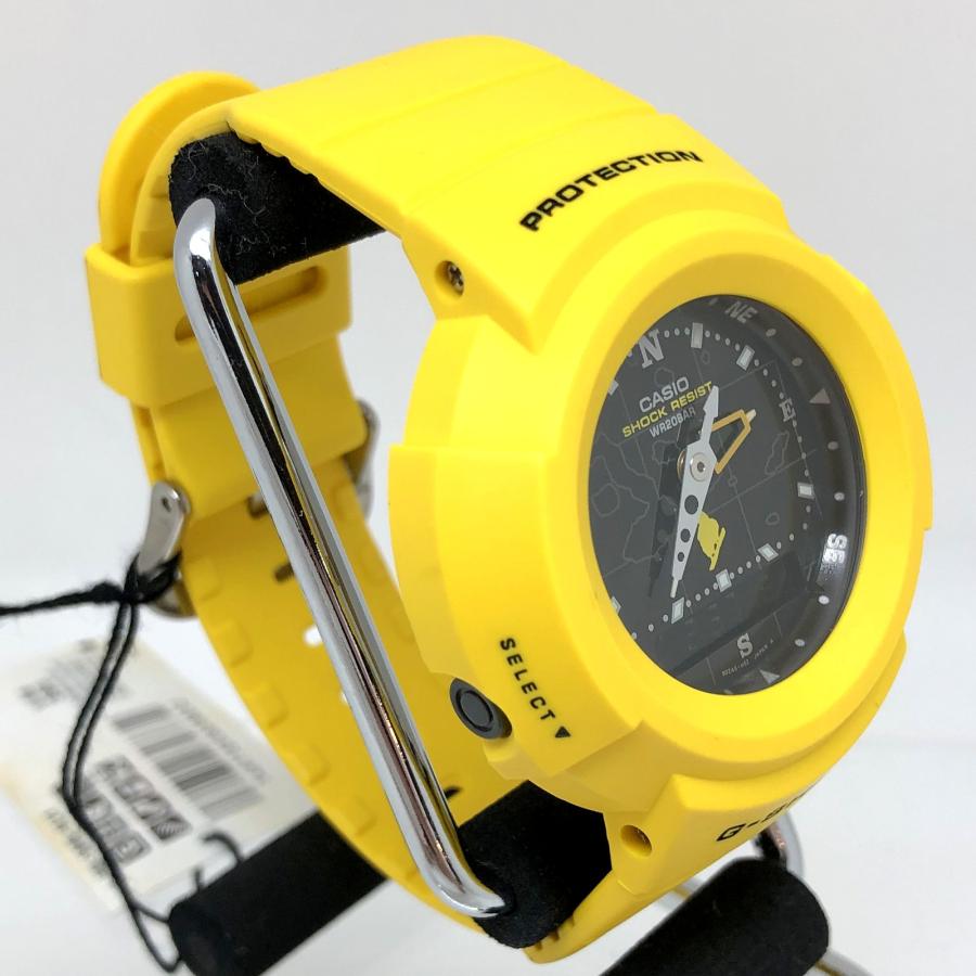 G-SHOCK ジーショック CASIO カシオ 腕時計 AW-500D-9E2T アナデジ ガラパゴス スクリューバック イエロー  【ITAU0N5C56XW】