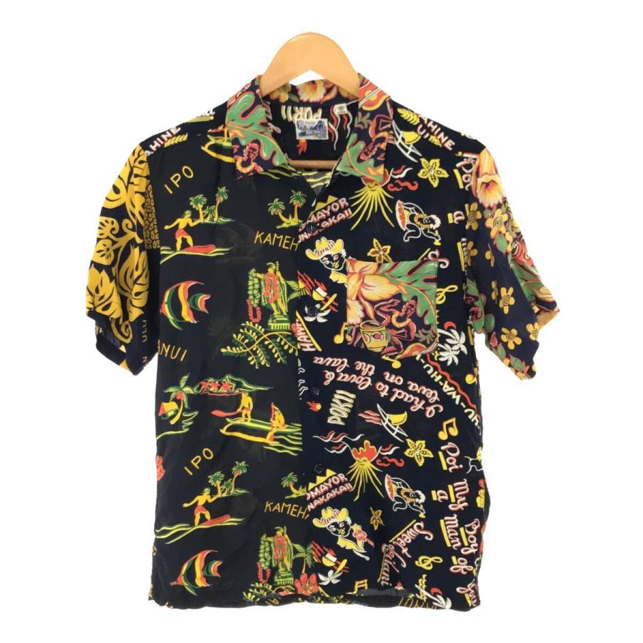 美品 SUN SURF BEAMS アロハシャツ コラボ ハワイアン SUN SURF BEAMS アロハシャツ コラボ ハワイアンクレイジー M