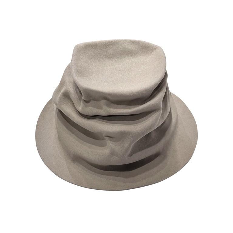 HORISAKI 【men2046I】 RUBBIT FUR FELT PANCAKE HAT ラビットファー 