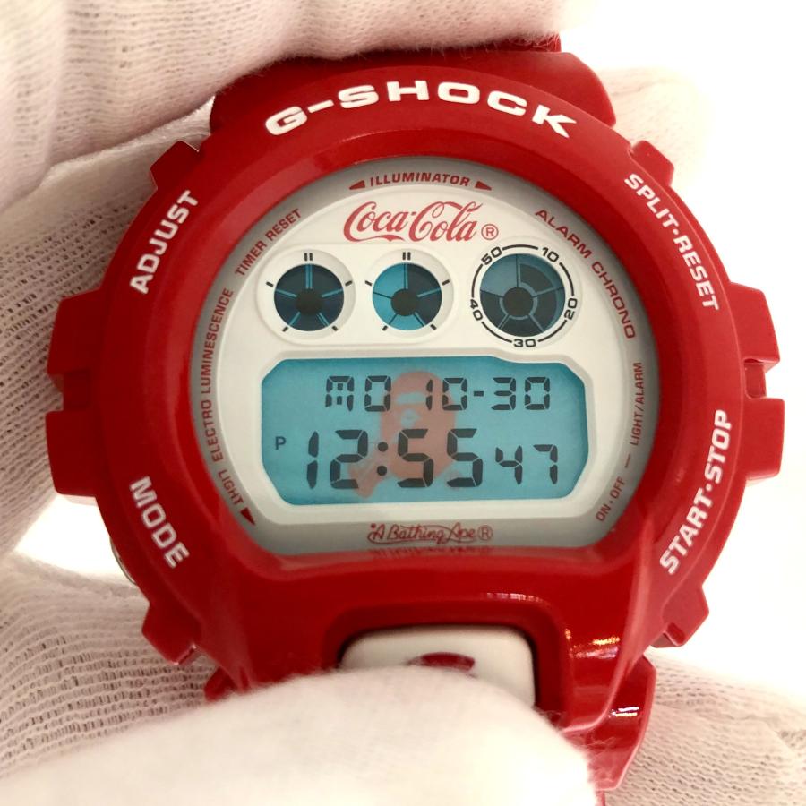 G-SHOCK ジーショック CASIO カシオ 腕時計 DW-6900FS APE Coca cola エイプ コカコーラ コラボ トリプルネーム 3つ目 【ITCWNUMVT012】｜next51-mikunigaoka｜09