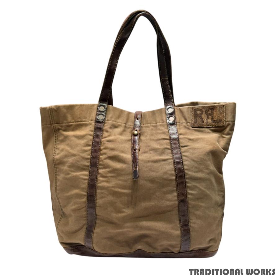 RRL ダブルアールエル 【men3050TK】 CANVAS LEATHER TOTE BAG