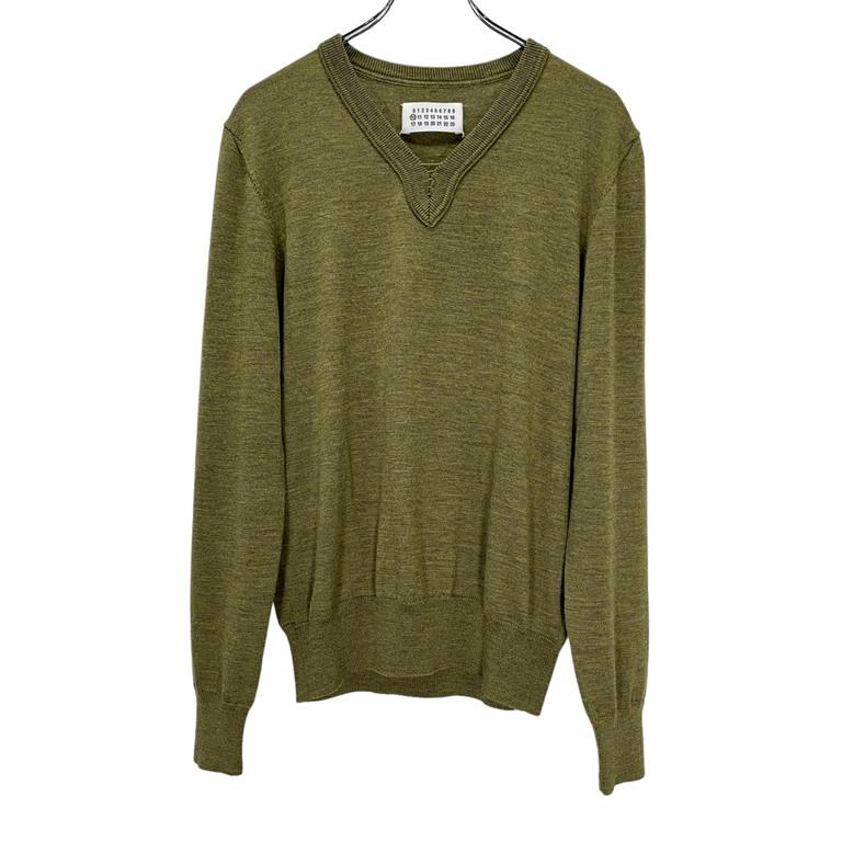 MAISON MARTIN MARGIELA マルジェラ Vネック ニット