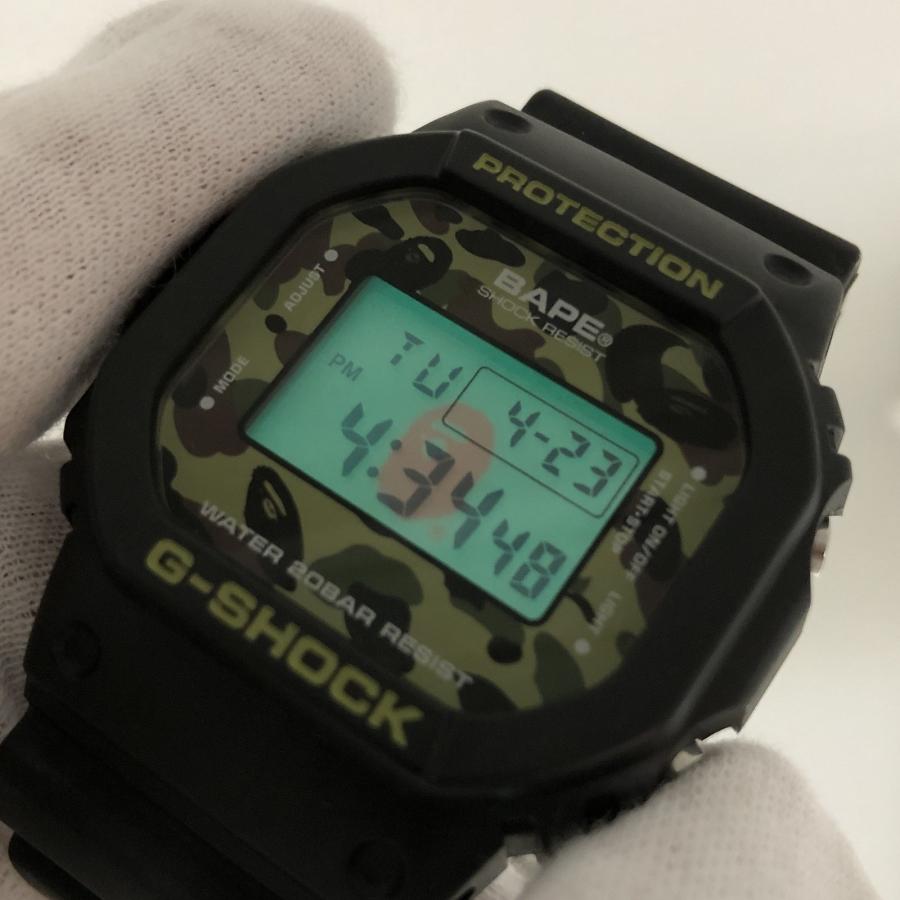 A*ア様 カシオ G-SHOCK DW-5600VT ジーショック エイプ CASIO G-Shock x Bathing Ape BAPE Limited Edition Wristwatch