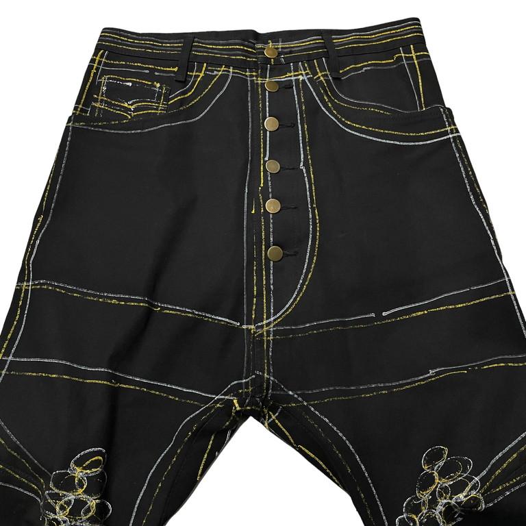 ★送料無料★✨Christopher Nemeth　ペイントライン 立体 パンツ Christopher Nemeth 3DPANTS | poompoom