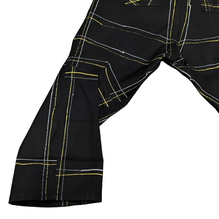 クリストファーネメス　パンツ Christopher Nemeth 【men3448I】 ラインハンドペイント