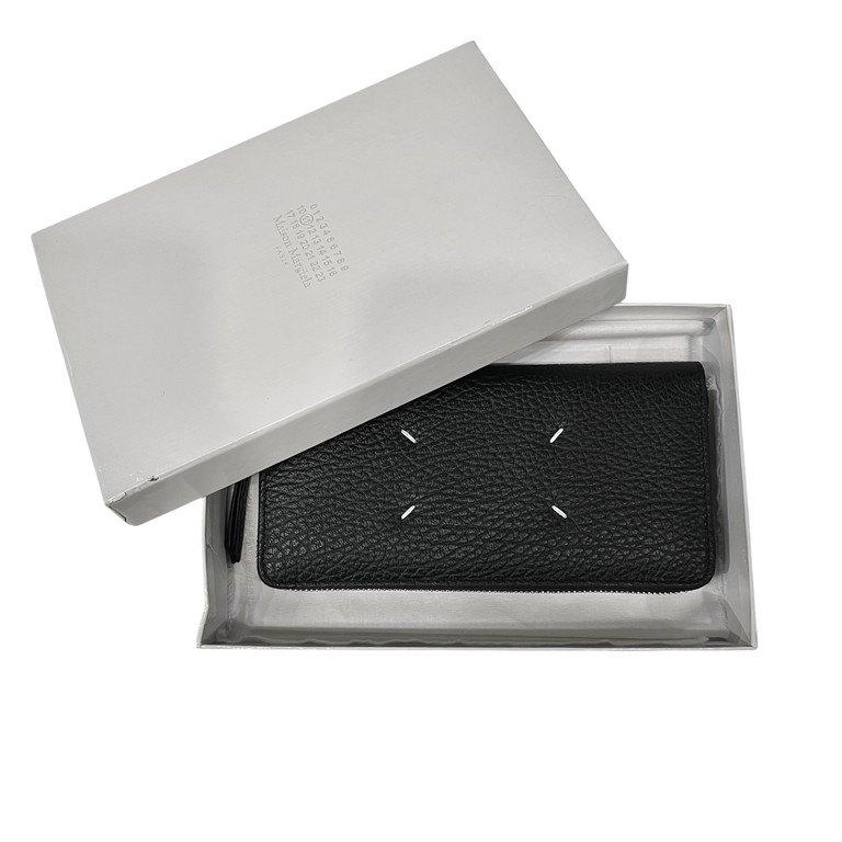 専用❗️Martin Margiela ✨マルジェラ　上質レザー　ラウンドジップ ◇Maison Margiela NEW◇ジップラウンド ウォレット/Black