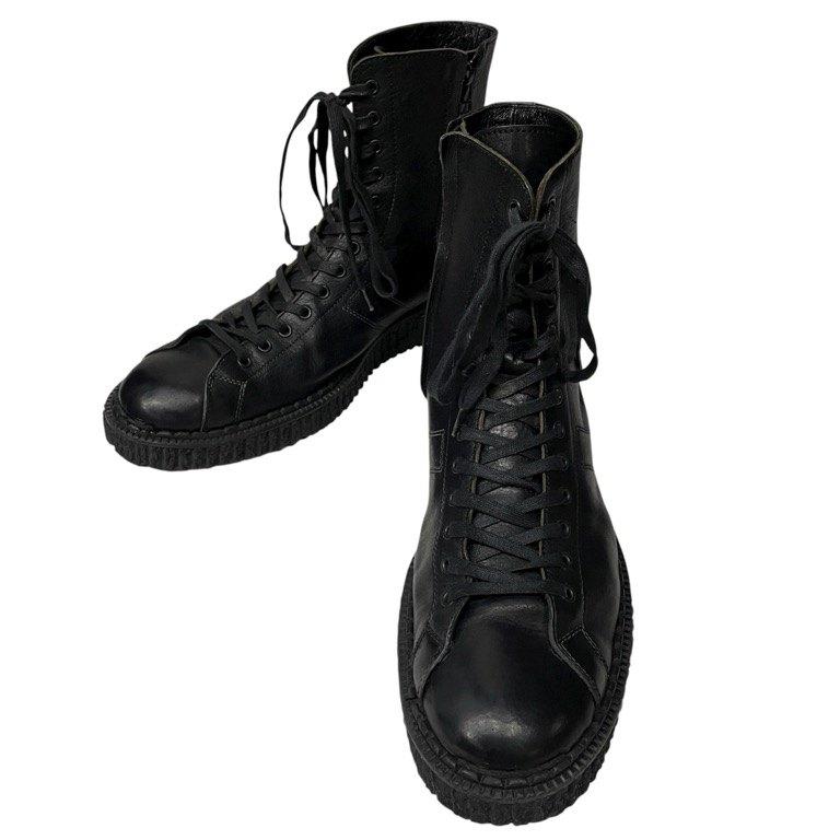 Yohji Yamamoto Pour Homme 【men5145I】 17AW レザーサイドジップ