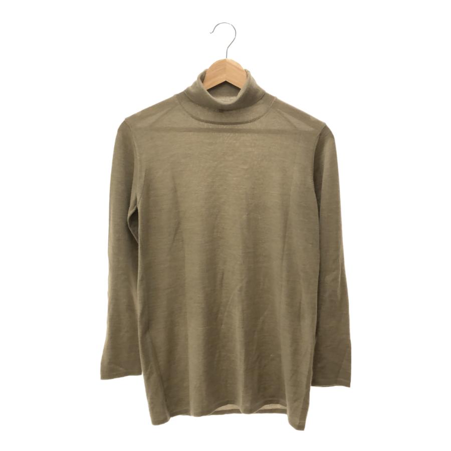 HERMES エルメス 【lay1015R】 カシミヤタートルネック S シルク混  