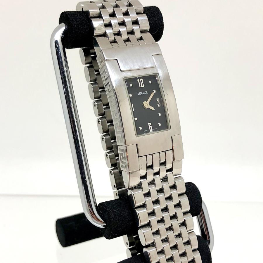 【可動品】VERSACE ヴェルサーチ 腕時計ESQ99 SS レディース VERSACE ヴェルサーチ 【4565D】 クォーツ ASQ99 腕時計 シルバー