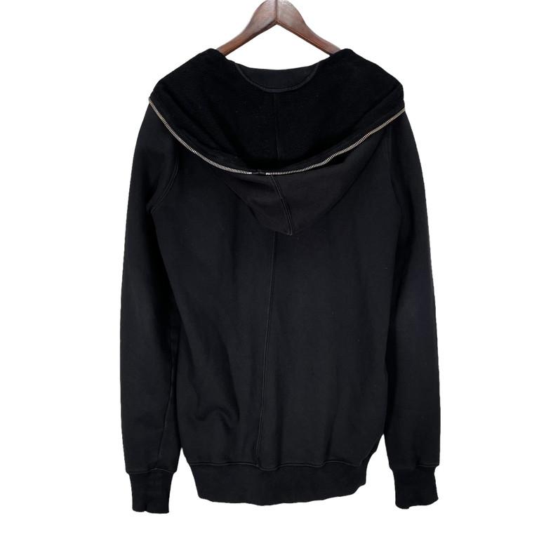 Rick Owens DRKSHDW 【men2428I】 15AW GIMP HOODIE 裏起毛フルジップアップパーカー FW  DU15F5280-F リックオウエンス ダークシャドウ AR