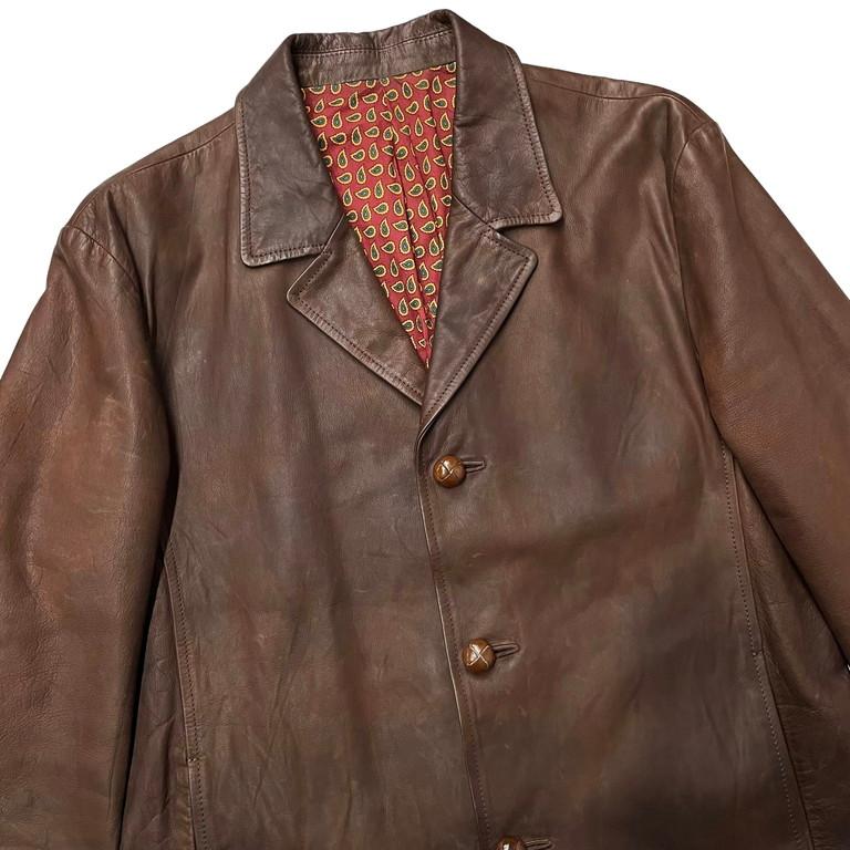 NUMBER NINE 【men2790I】 03AW カウハイドレザーテーラード NUMBER NINE 【men2790I】 03AW カウハイドレザーテーラード
