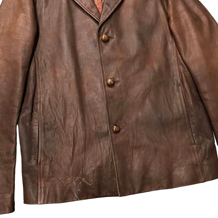 NUMBER NINE 【men2790I】 03AW カウハイドレザーテーラード NUMBER NINE 【men2790I】 03AW カウハイドレザーテーラード