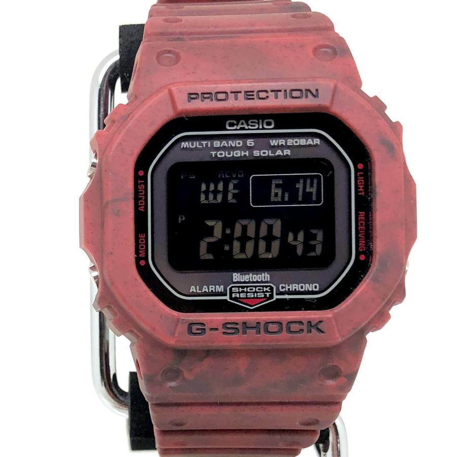 G-SHOCK ジーショック CASIO カシオ 腕時計 GW-B5600SL-4JF 電波ソーラー カモフラージュ 迷彩 レッド