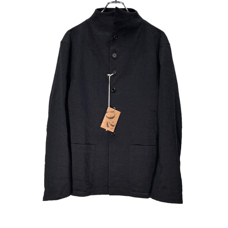 DseconD 【men3316I】 23AW Funnel Collar Shirt ヴァージンウール 