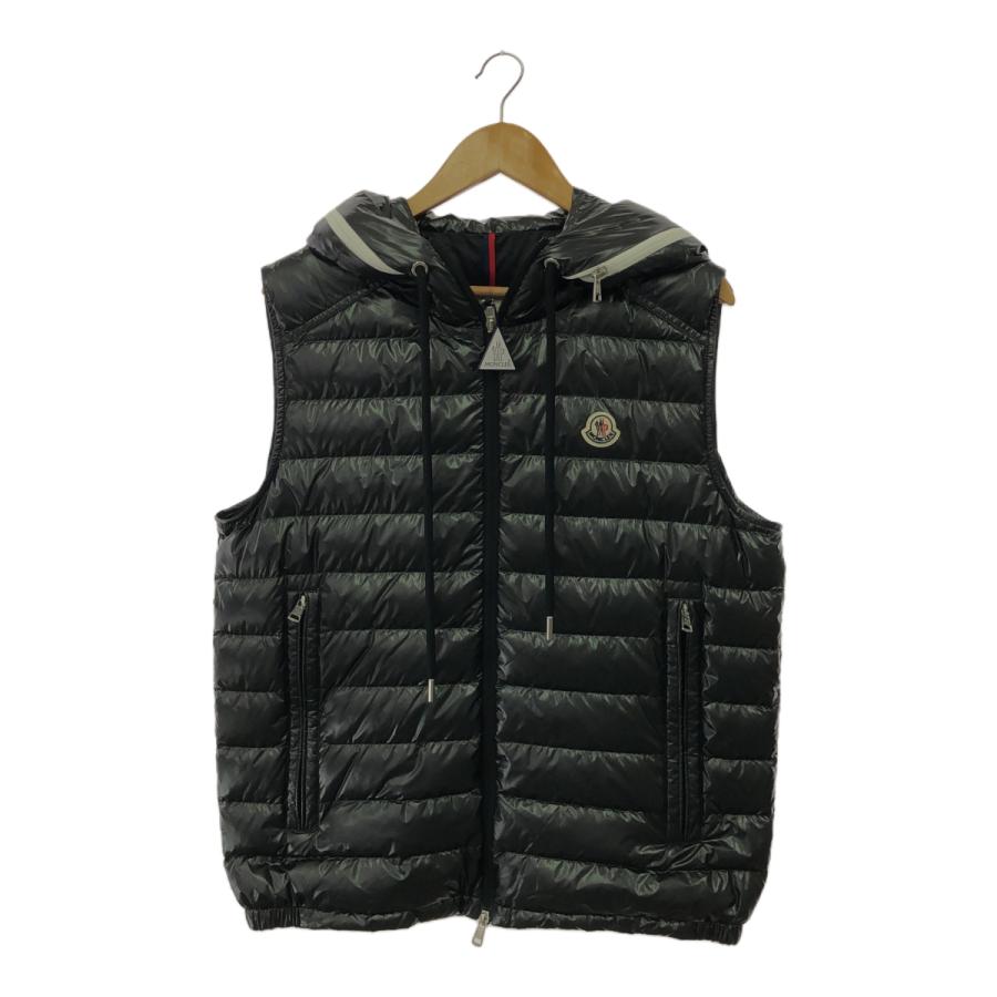 美品」MONCLER ジレ レディース3 キャメル 美品」MONCLER ジレ