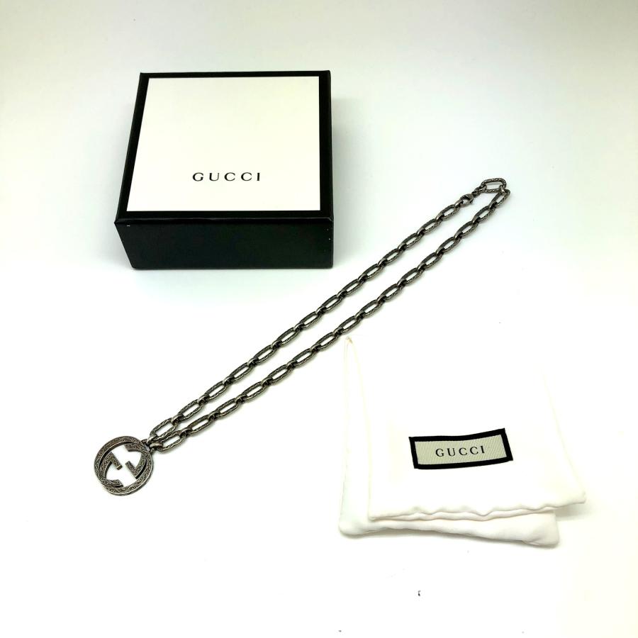 ✨美品✨GUCCI グッチ インターロッキング silver 925 ネックレス GUCCI グッチ 【4947D】 インターロッキングG ネックレス 524890