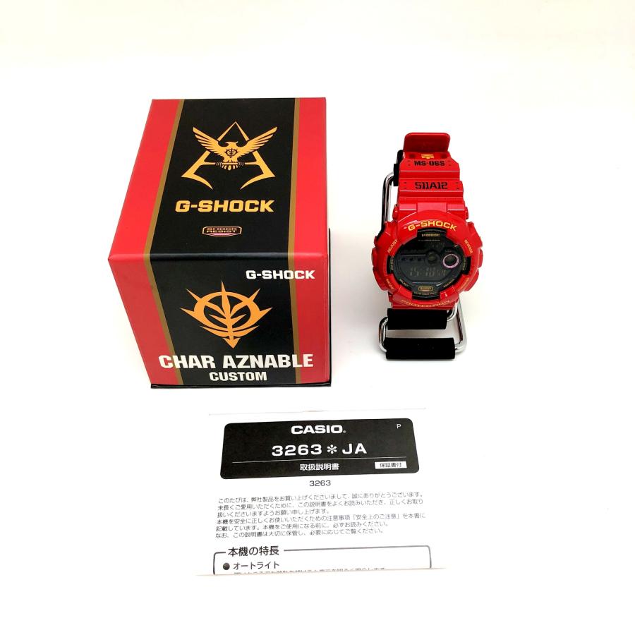 G-SHOCK ジーショック CASIO カシオ 腕時計 GD-100 シャア専用 アズナブル CHAR AZNABLE ガンダム コラボ 35周年記念 【ITR7L9YYRHJO】｜next51-mikunigaoka｜10