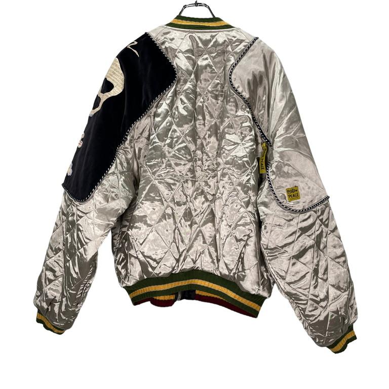 KAPITAL 【men4188D】 SHAM BOMBERレーヨンサテンキルティング KAPITAL 【men4188D】 SHAM BOMBERレーヨンサテンキルティング