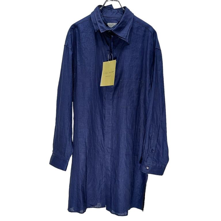 Yohji Yamamoto Pour Homme 【men3467I】 23SS インディゴリネン Yohji Yamamoto Pour Homme 【men3467I】 23SS インディゴリネン