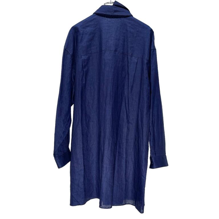 Yohji Yamamoto Pour Homme 【men3467I】 23SS インディゴリネン Yohji Yamamoto Pour Homme 【men3467I】 23SS インディゴリネン