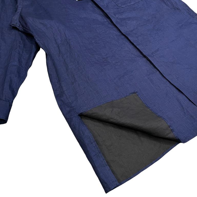 Yohji Yamamoto Pour Homme 【men3467I】 23SS インディゴリネン Yohji Yamamoto Pour Homme 【men3467I】 23SS インディゴリネン