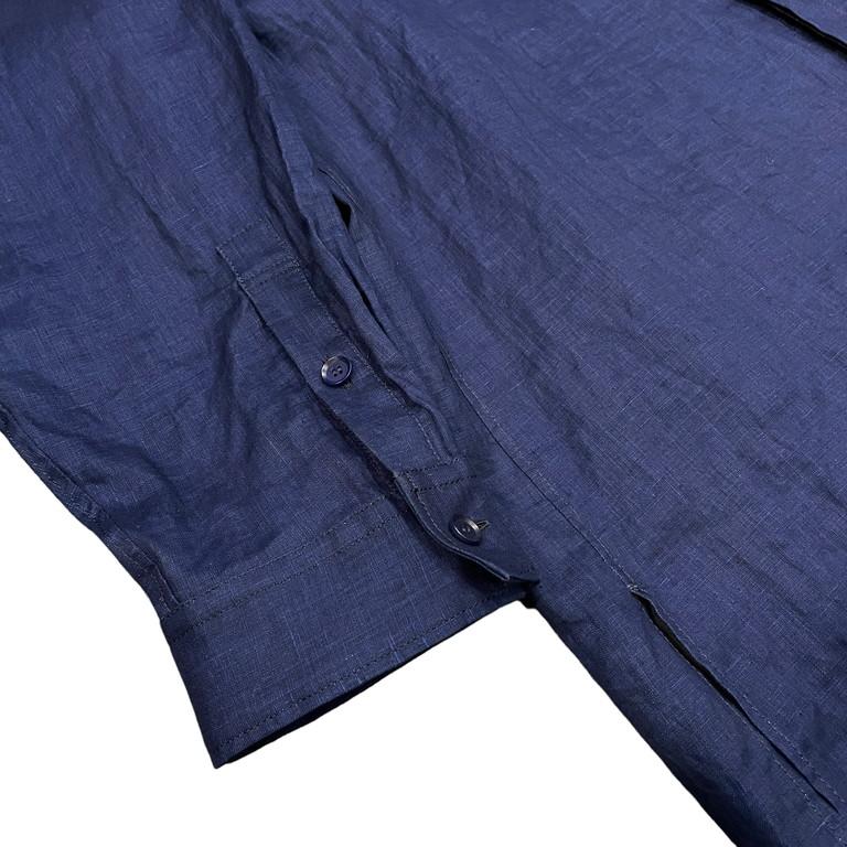 Yohji Yamamoto Pour Homme 【men3467I】 23SS インディゴリネン Yohji Yamamoto Pour Homme 【men3467I】 23SS インディゴリネン