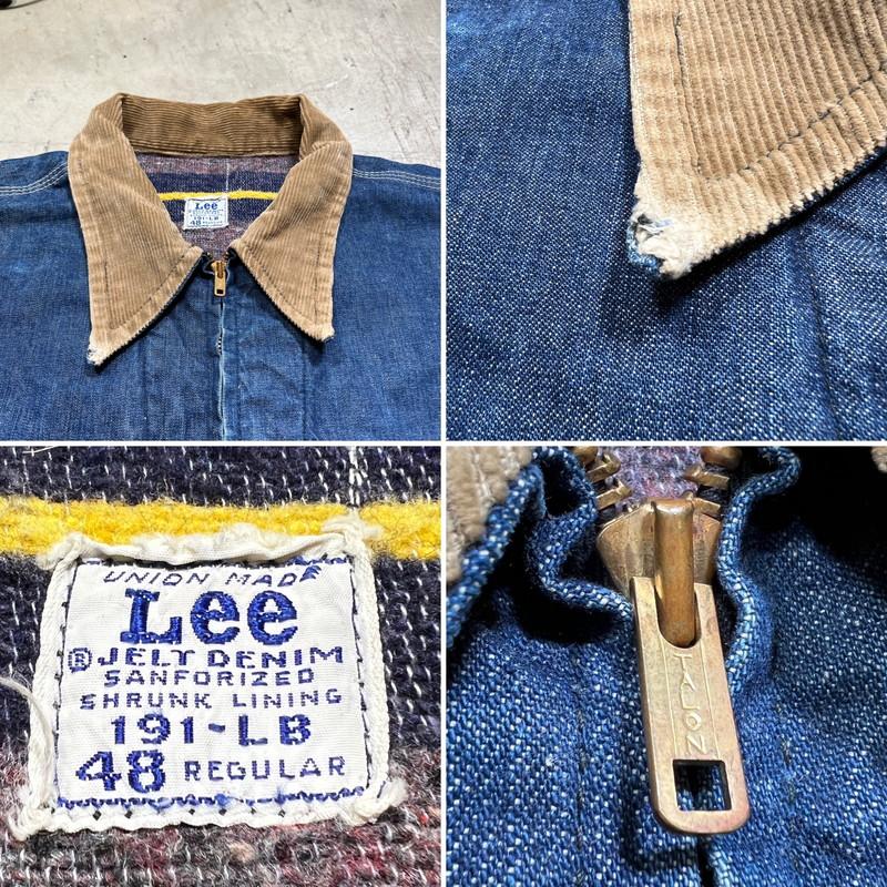 Lee リー 【men2767H】 SPECIAL!! 50's~ 191-LB デニム Lee リー 【men2767H】 SPECIAL!! 50's~ 191-LB デニム