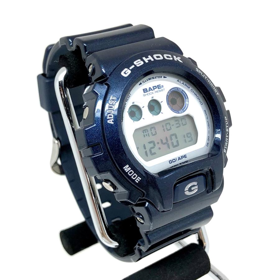 G-SHOCK ジーショック CASIO カシオ 腕時計 DW-6900 アベイシングエイプ APE コラボ 三つ目 デジタル クォーツ 【ITT87FSHRFT8】｜next51-mikunigaoka｜02