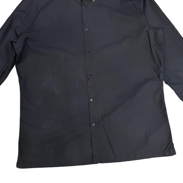 FENDI フェンディ 【men257Y】 19AW 襟ズッカ柄 長袖シャツ FENDI フェンディ 【men257Y】 19AW 襟ズッカ柄 長袖シャツ