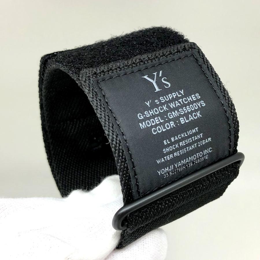 美品☆Y's G-SHOCK デジタル腕時計 ブラック☆ワイズ G-SHOCK×Y'sがコラボ！ クロスバンド付属のスペシャルモデルを