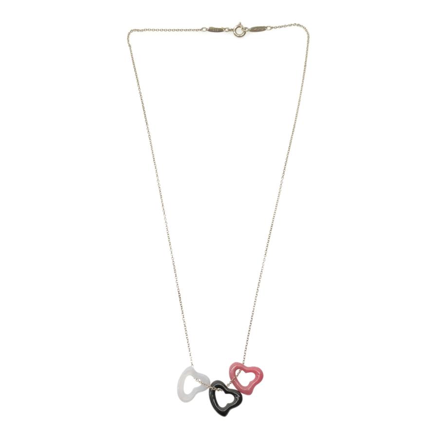TIFFANY&Co. ティファニー オープンハート ネックレス カラー