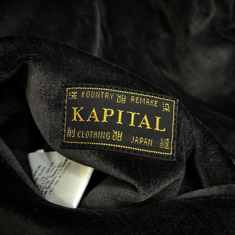 KAPITAL キャピタル 【men758Y】 タグ付未使用 20AW 硫化別珍 KAPITAL キャピタル 【men758Y】 タグ付未使用 20AW 硫化別珍