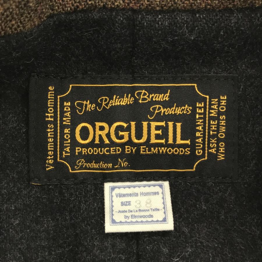 1点物になります。 ORGUEIL 【men901AH】 オルゲイユ オールドサージサックジャケット OR-4003C ダルチザン 38 日本製 TW
