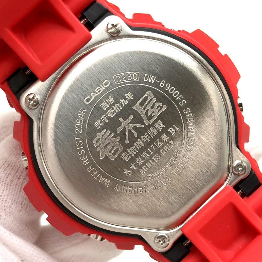 G-SHOCK ジーショック CASIO カシオ 腕時計 DW-6900FS AKIRA アキラ KANEDA 金田正太郎 コラボ 30周年 1,000個限定 レッド 【ITYHZF5F7CIA】｜next51-mikunigaoka｜08