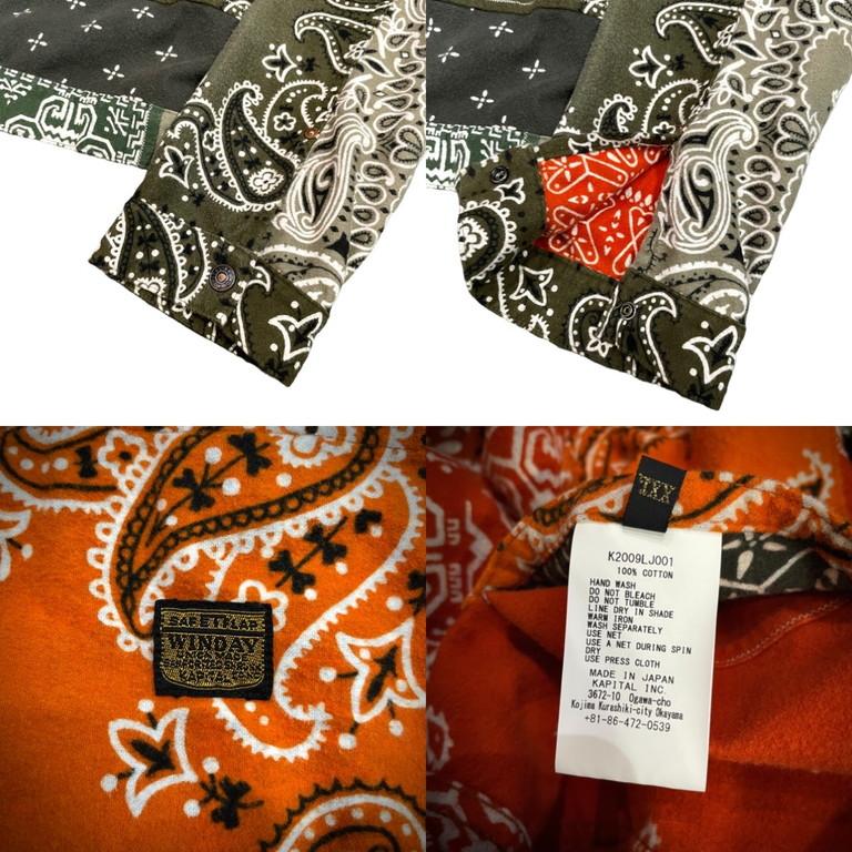 KAPITAL キャピタル 【men380Y】 20AW BANDANNA FLANNEL KAPITAL キャピタル 【men380Y】 20AW BANDANNA FLANNEL