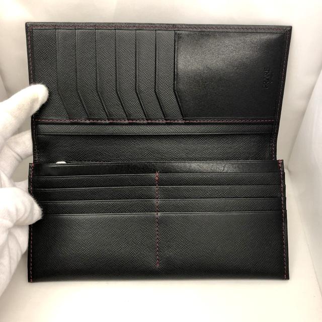 極美品 PRAIRIE GINZA プレリーギンザ 二つ折り長財布 牛革