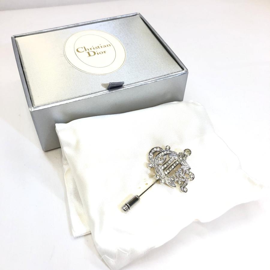 極美品 Christian Dior クリスチャン ディオール ピンブローチ