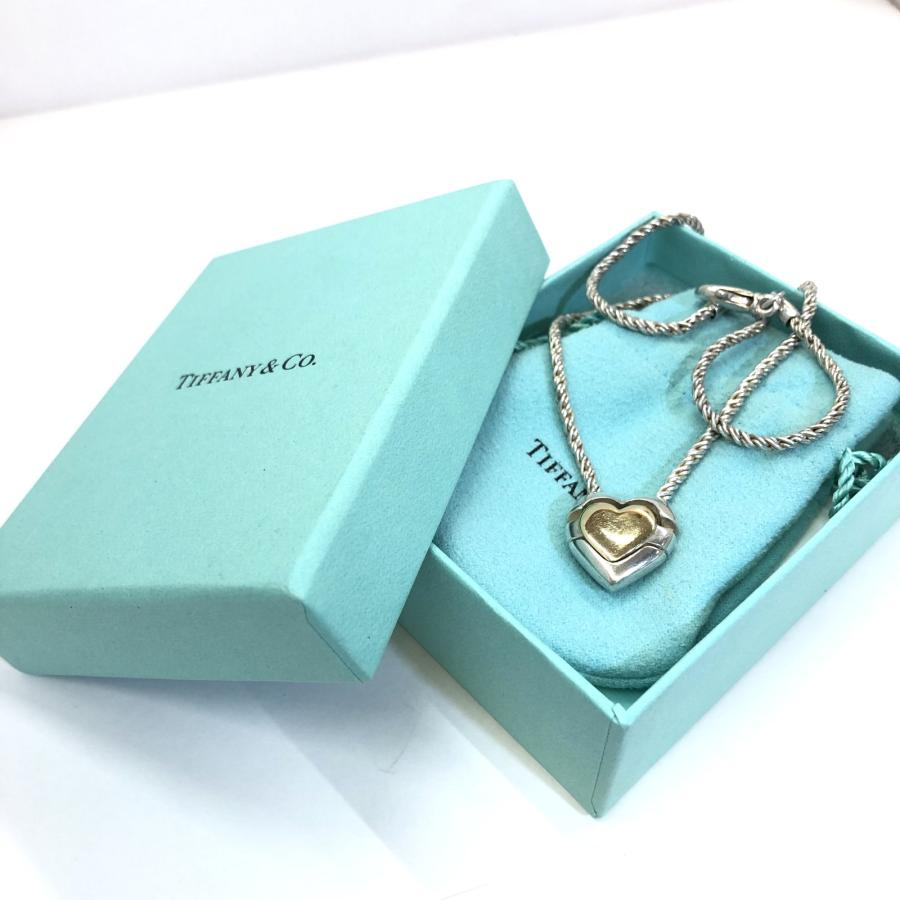 Tiffanyハートネックレスパズル925/750