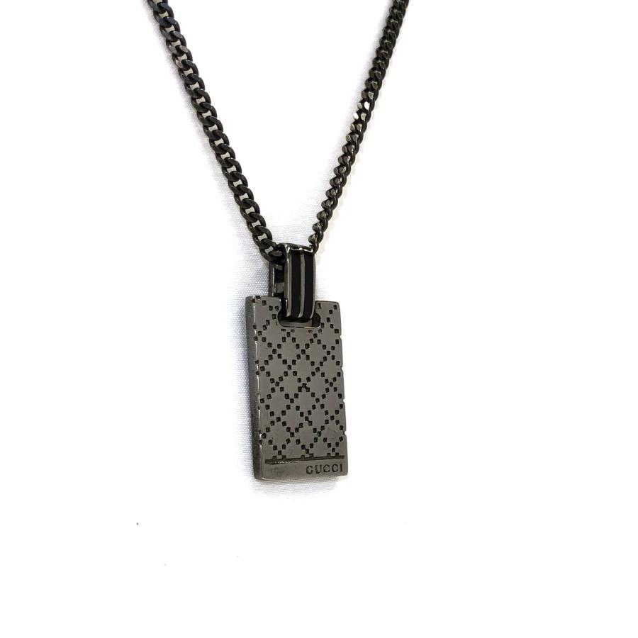GUCCI グッチ ネックレス ディアマンテスクエアプレート SV925
