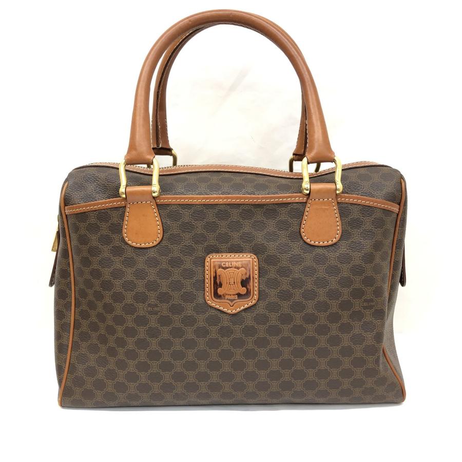 中古 CELINE セリーヌ ハンドバッグ ミニボストンバッグ マカダム