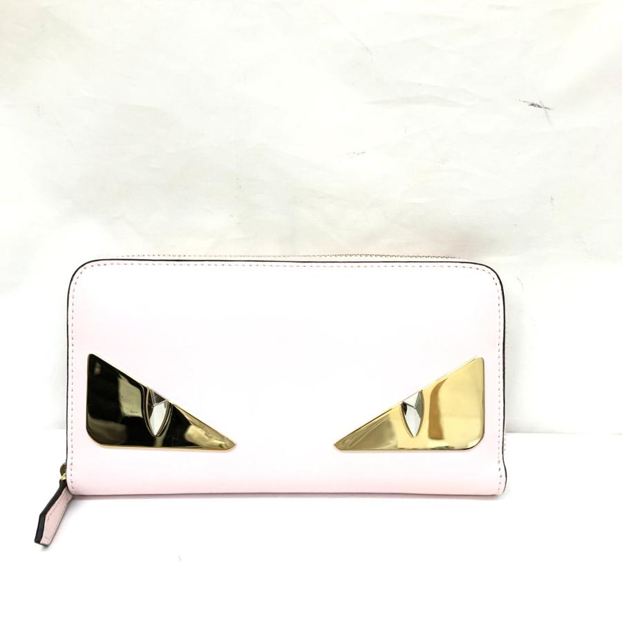 中古 FENDI フェンディ 長財布 バグズ モンスター 8M0299 3IF F13DP  