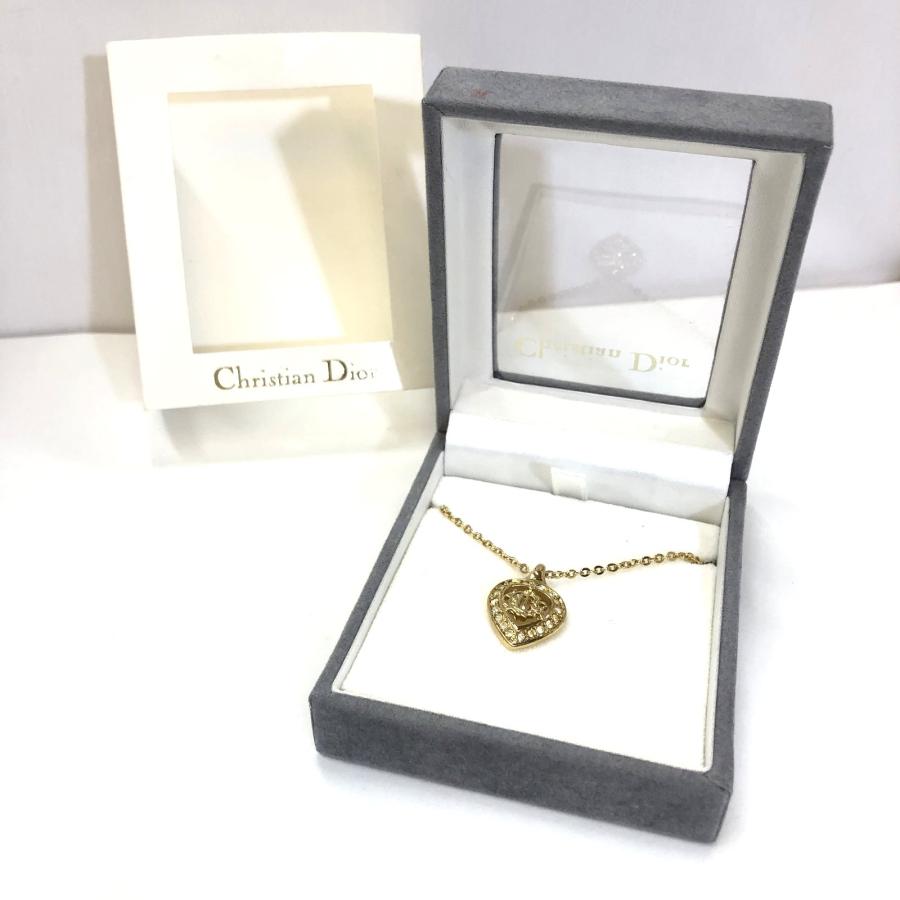 【極美品】ディオール　ネックレス　ゴールド　アクセサリー　ブレスレット ディオール DIOR ネックレス レディース ペンダント PETIT CD