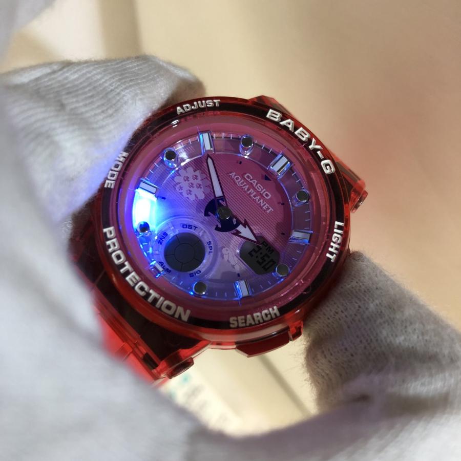 Baby-G アクアプラネットコラボBGA-250AQ-4AJR Baby-G BGA-250AQ-4A Aqua Planet 2019 Collaboration - G
