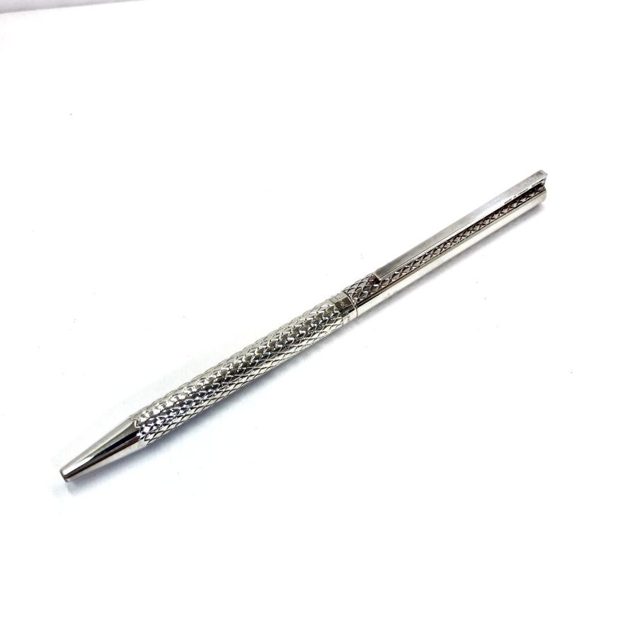 中古 S.T.Dupont エステーデュポン ボールペン シルバー クラシック  