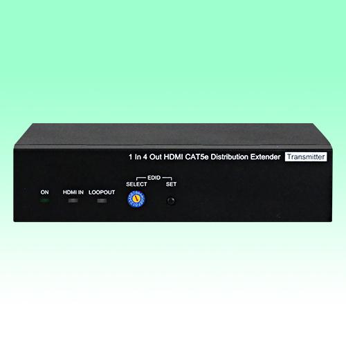 HDMI 4 分配器 by LAN(Cat5e)