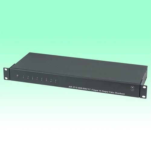 映像分配器 8入力16分配器 AHD TVI