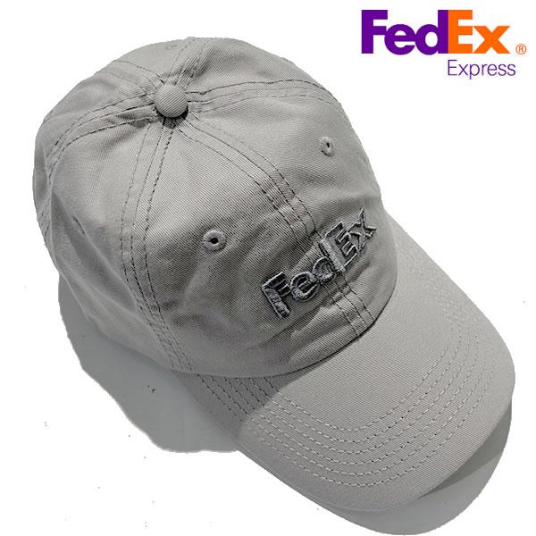 【公式アイテム】FedEx Echo Washed Cap フェデックス コットンツイル ロゴ キャップ【1526261-grey ...