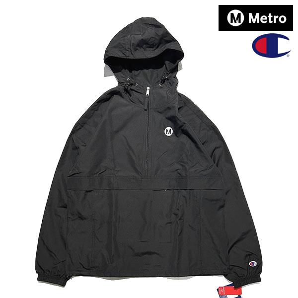 Metro Embroidered Champion Packable Jacket　メトロ オフィシャル ロゴ アノラック チャンピオン製【97271253】｜nextamerican｜02