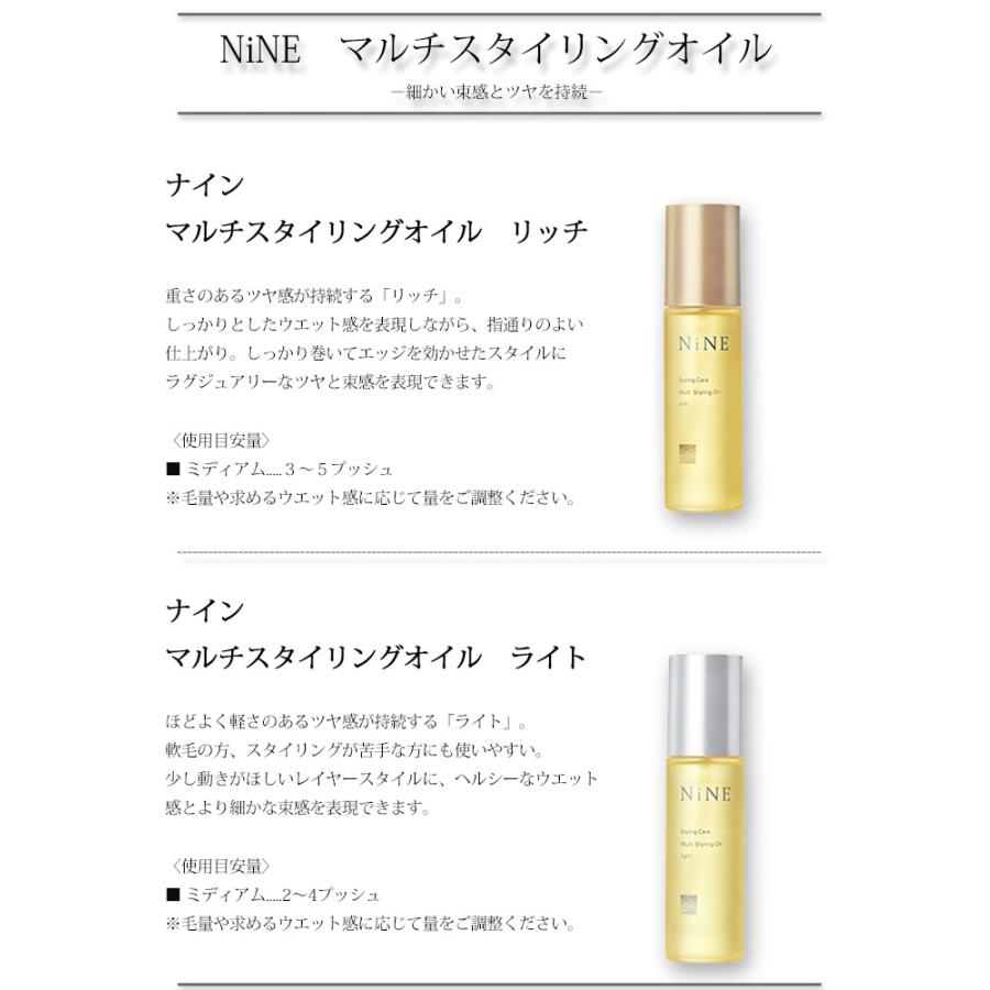 NiNE（ホーユー） ホーユー ナイン マルチスタイリングオイル リッチ