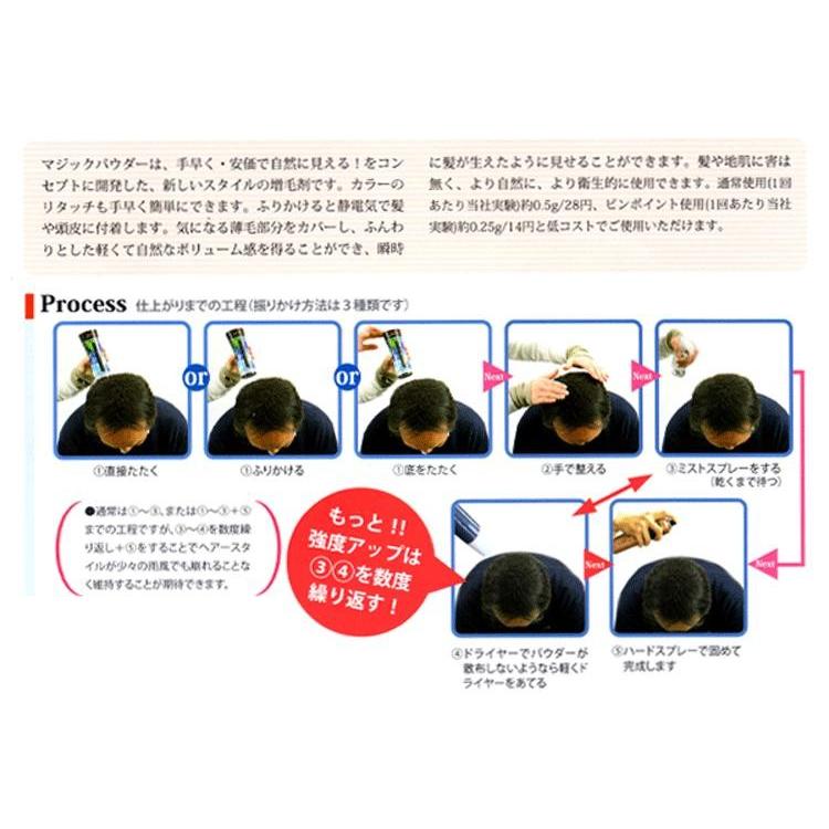 マジックパウダー 50g 送料無料 黒 ナチュラルブラック ダークブラウン